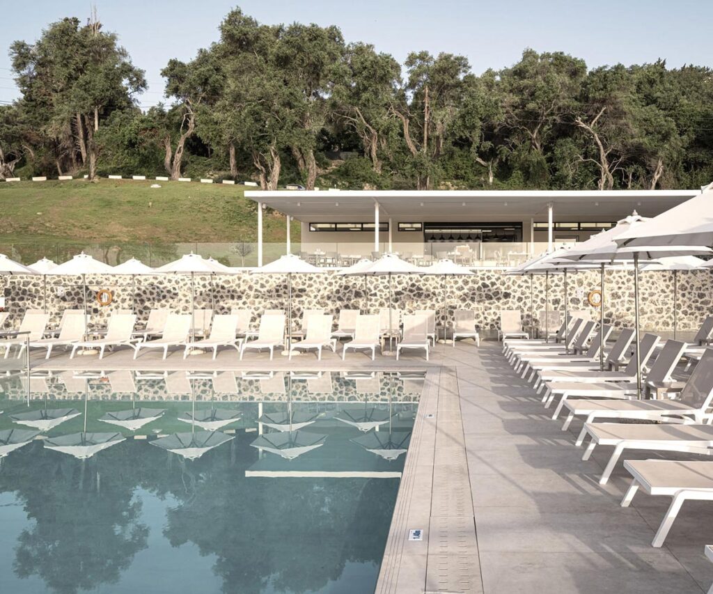 Thetacon Architecture Construction Corfu Aeolos Beach Resort in Perama ionian sea cover