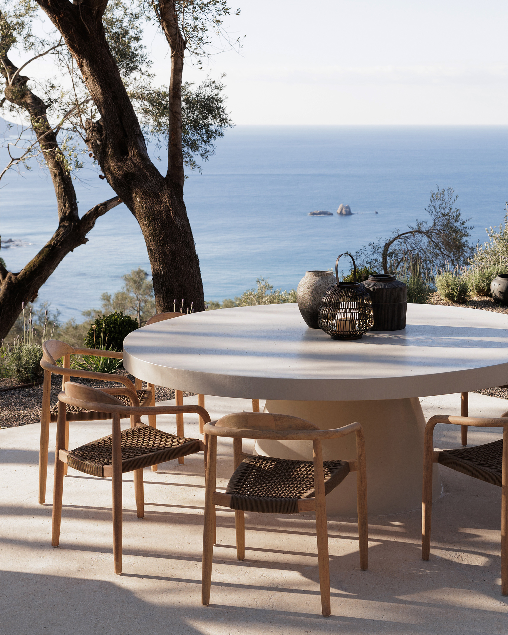 Thetacon Architecture Construction Corfu Casa Optio in Pelekas Bbq Dining Table