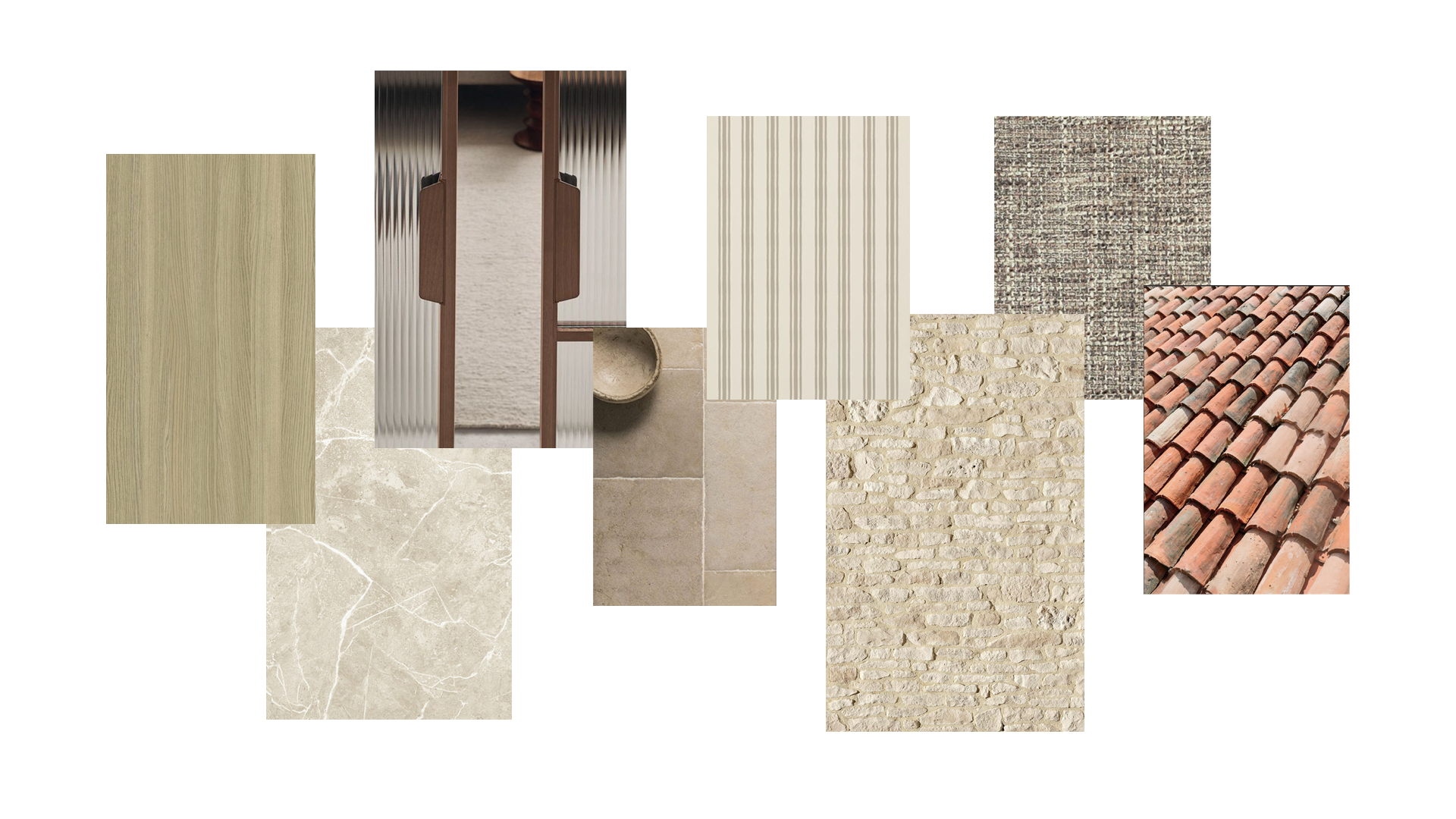 Thetacon Architecture Construction Corfu Casa Corcerro in Kortiraki process indoor moodboard textures