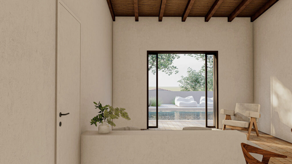 Thetacon Architecture Construction Corfu Aether in Glyfada Process Indoor