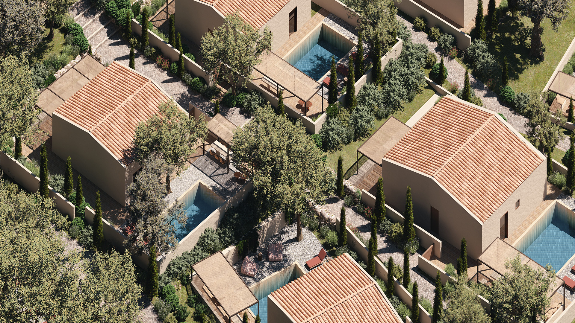 Thetacon Architecture Construction Corfu Aether in Glyfada Process Perspective
