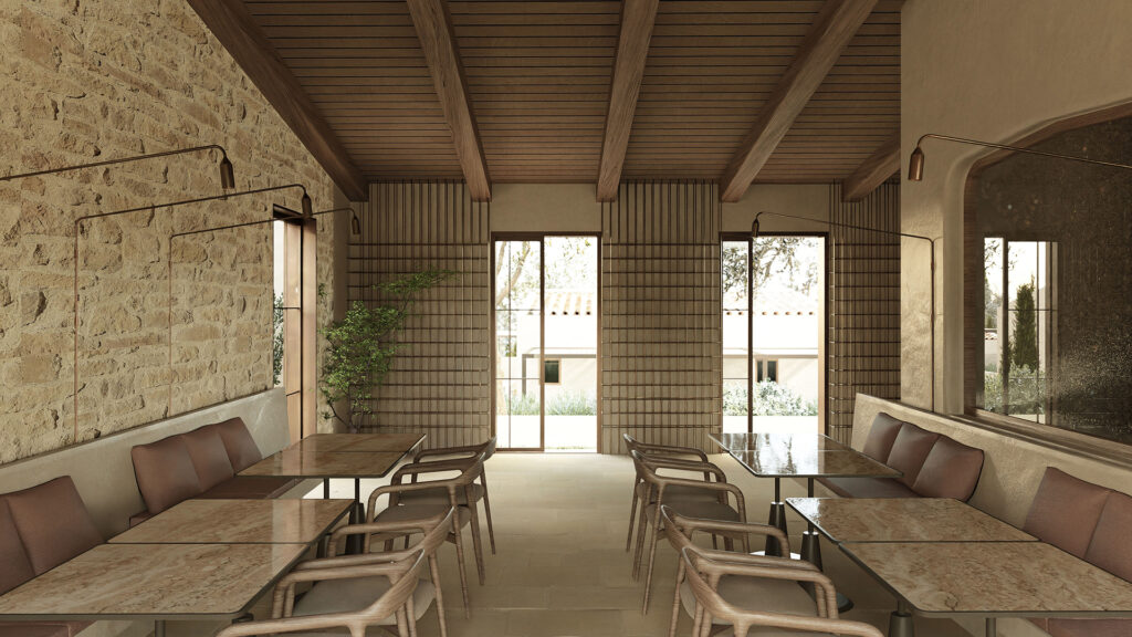 Thetacon Architecture Construction Corfu Aether in Glyfada Process Restaurant