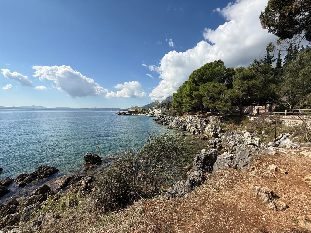 Asprochori Thetacon Architecture Construction Corfu Nisaki sea coastline