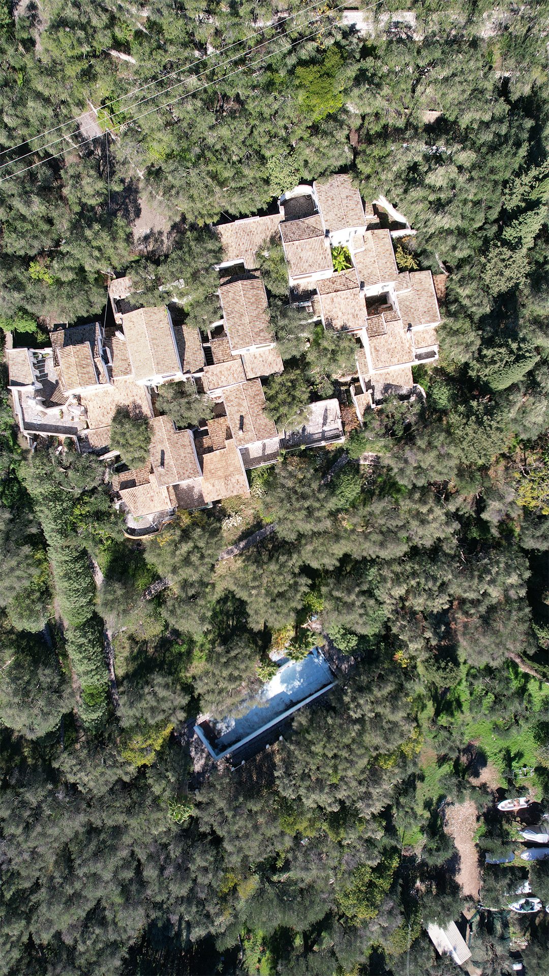 Asprochori Thetacon Architecture Construction Corfu Nisaki top view 2
