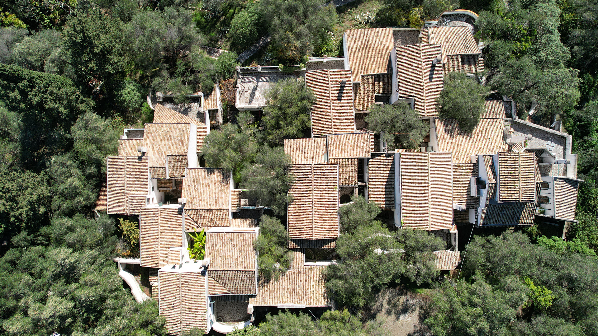 Asprochori Thetacon Architecture Construction Corfu Nisaki top view