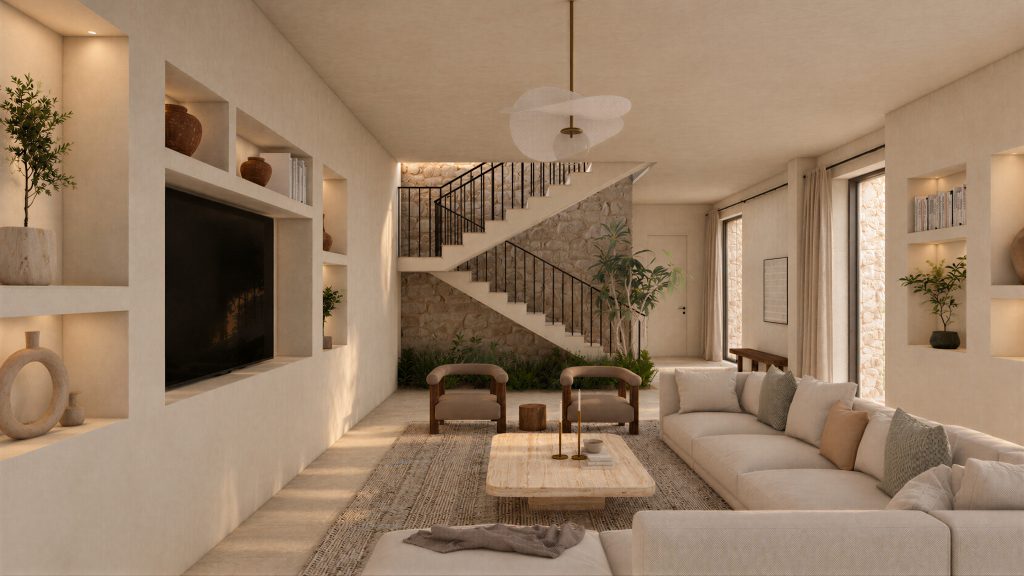 basement tv area