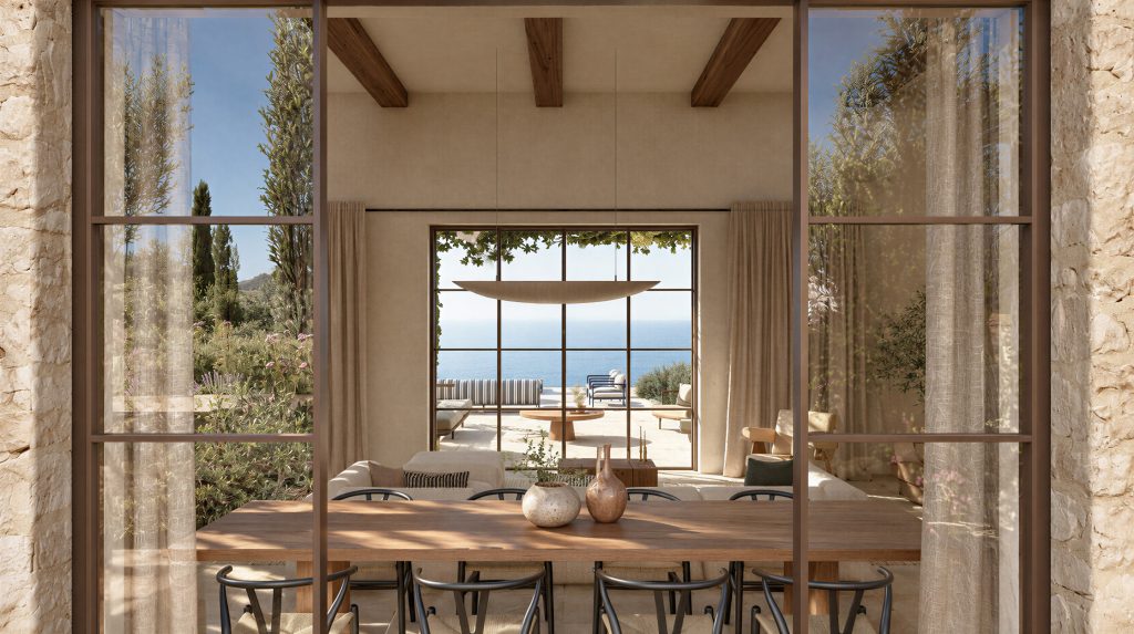 dining from outside