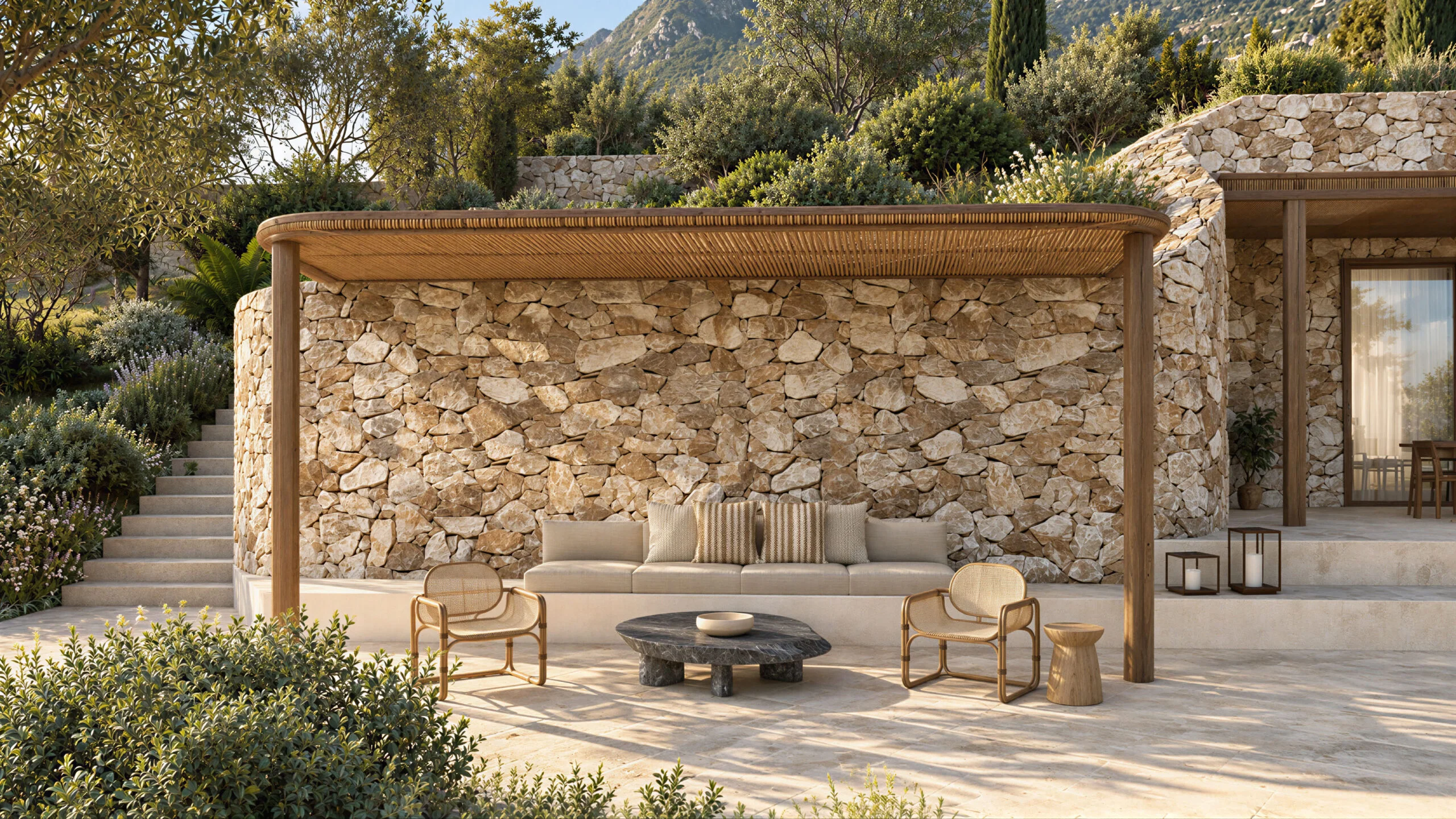 Thetacon Architecture Construction Corfu Prima Cavea OutdoorDiningArea
