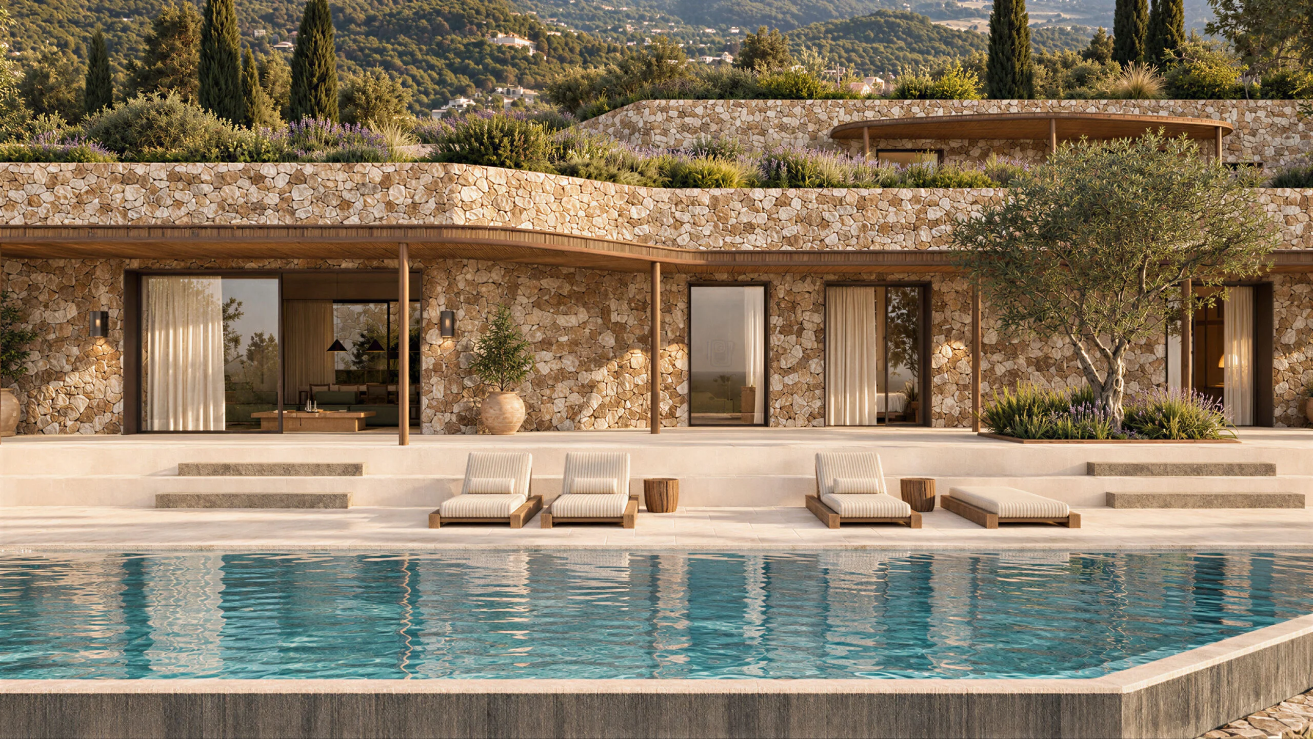 Thetacon Architecture Construction Corfu Prima Cavea PoolArea