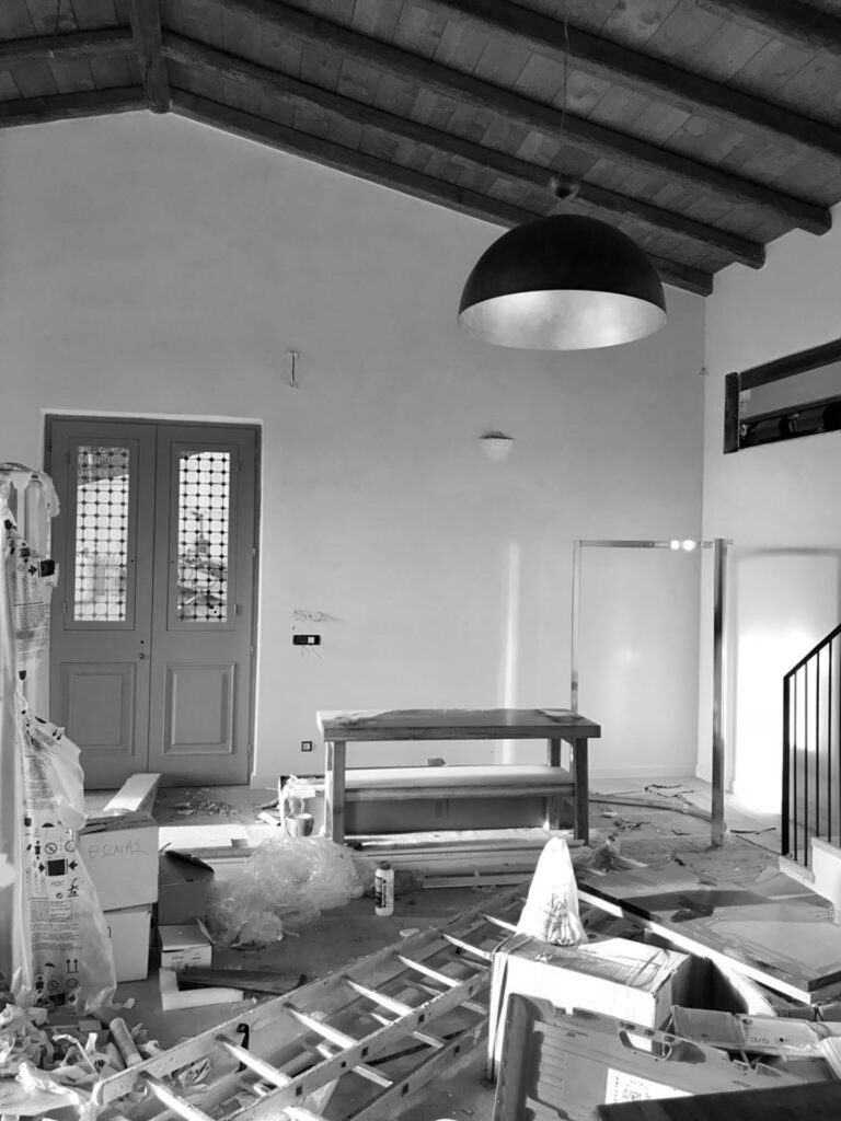 Thetacon Architecture Construction Corfu Casa Apalati Contemporary mediterranean villa in Pelekas process 11