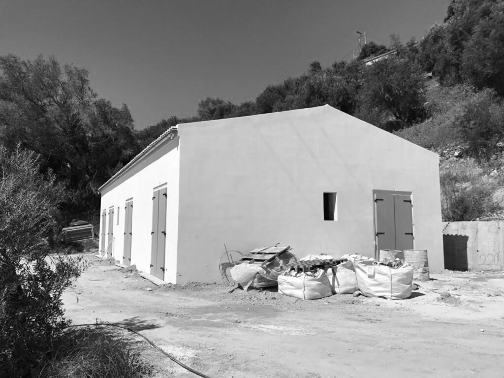 Thetacon Architecture Construction Corfu Casa Apalati Contemporary mediterranean villa in Pelekas process 9