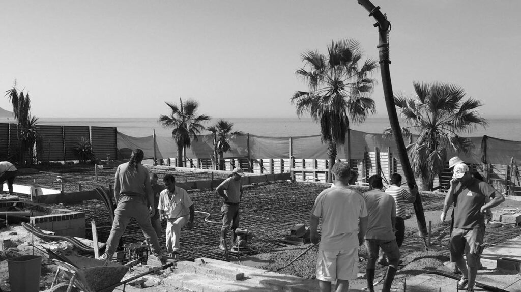 Thetacon Construction Corfu Story Laying the foundation 1