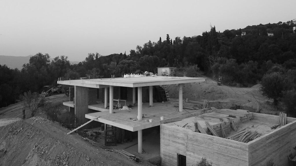 Thetacon Construction Corfu Story le corbusier would be proud 1